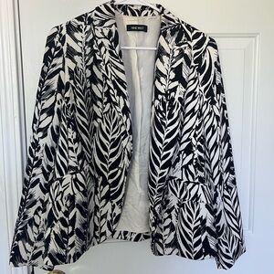 Nine West Black and White Blazer